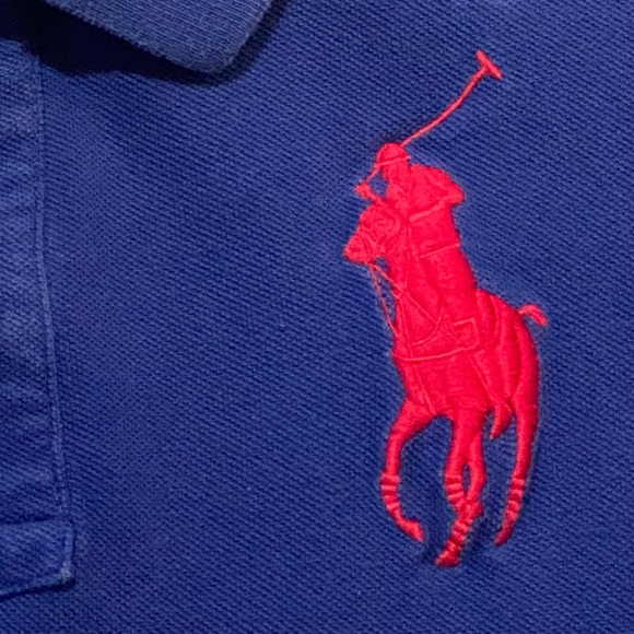 Polo Ralph Lauren Big Pony Boys Large Short Sleeve Polo Shirt Youth Size 14 - Picture 9 of 9